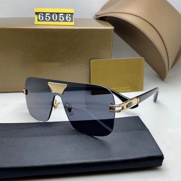 

luxury designer brand polarized sunglasses for men and women rimless frame driving sun glasses uv blocking, White;black