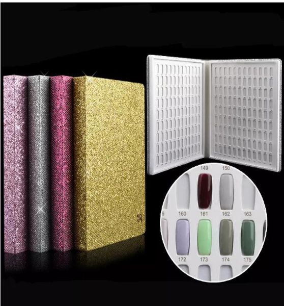 

216 colors nail gel polish display book nail practice chart natural nail art salon set1315054
