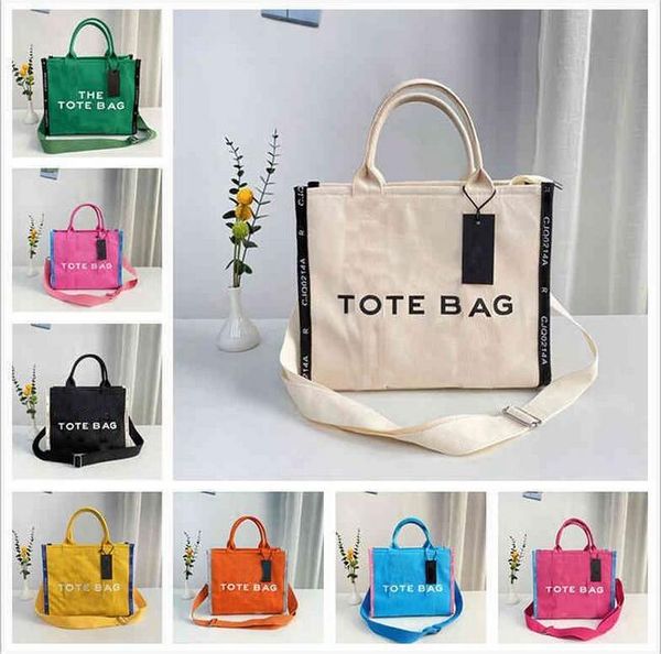 

designer totes crossbody the tote bags tote bag canvas designer handbags large capacity shoulder women shopping messenger letters print