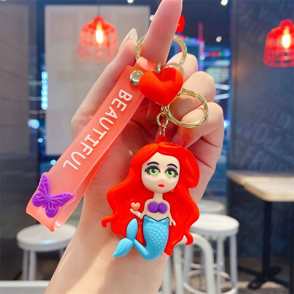 

fashion blogger designer jewelr cartoon cute princess series doll pendant keychain mobile phone keychains lanyards keyrings wholesale ys202, Slivery;golden
