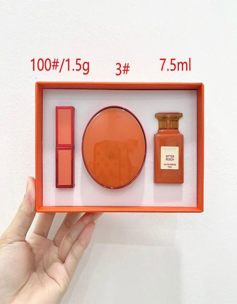 

selling original bitter peach lipstick air cushion set eye shadow tray gift box set5010152