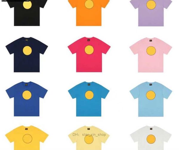 

drews summer fashion designer t shirts for men luxurys house smile letter embroidery mens women clothing short sleeved shirt tr4e, White;black