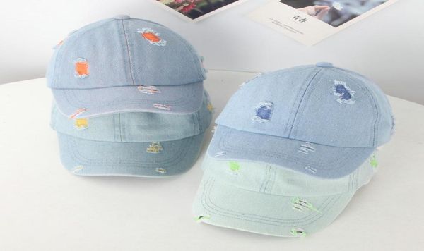 

baby summer hat fashion child toddler girls boys edge cowboy beach sun protect kids sunscreen baseball hat cap 18years c140 yqnk5217539, Yellow