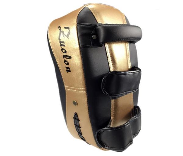 

pu leather muay thai kick boxing taekwondo sanda martial arts training pads punch mma foot target pad3135952