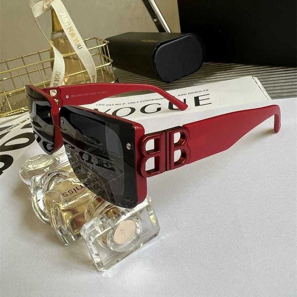 

50% off wholesale of b letters fashionable small frame sunglasses women's ins sunglasses advanced sense polarizers for men and women, White;black