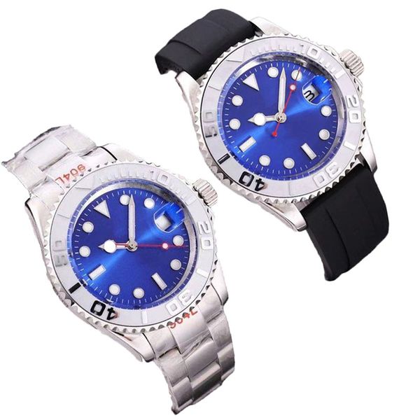 

watch men's automatic yacht owner series endurance watches 41mm stainless steel band waterproof sapphire glass lens glow watch montreux, Slivery;brown