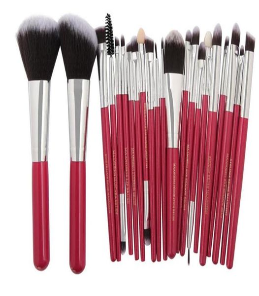 

maange brand professional 22pcs cosmetic makeup brushes set blusher eyeshadow powder foundation eyebrow lip make up brush kit290l9085174