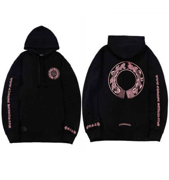 

luxury jackets fashion men's hoodies brandch sweatshirts designers zipper hooded sweater men women casual pullover sanskrit horseshoe h, Black;brown