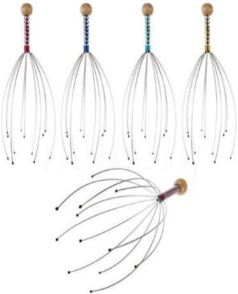 

therapeutic head scratcher deep relaxation tool hand held scalp massager stress release massage ocs head massager7316910