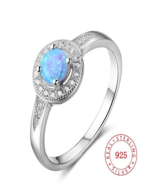 

mix design factory direct opal stones s925 silver ring fashion jewelry wedding gifts real 925 sterling rings blue white gemstone f6183672