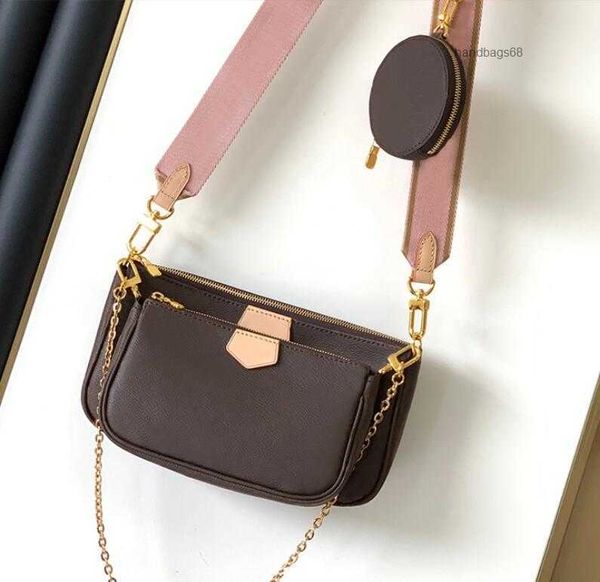 

designer women bag shoulder bags handbag original box date code cross body woman clutch purse with patterns flowers and letters three in one
