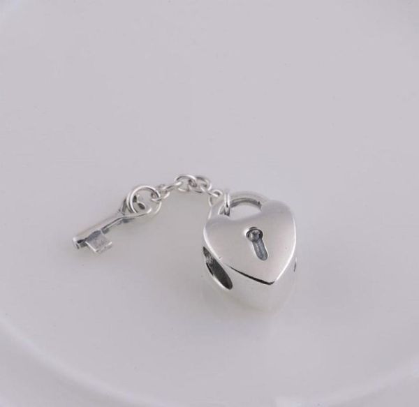 

heart charms lock key s925 sterling silver fits for original style bracelets h94175852, Bronze;silver