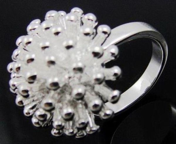 

whole retail lowest christmas gift new 925 silver fashion ring r0016663549, Golden;silver