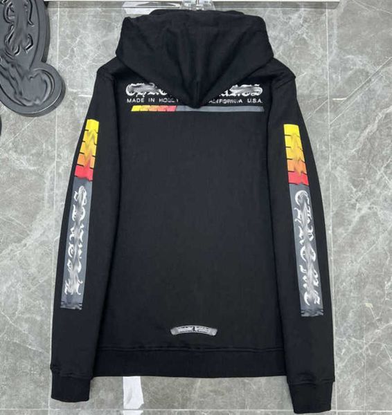 

classics sweatshirts men's luxury jackets brandch hoodies zipper hooded men women designers sanskrit horseshoe cross pullover sweater h, Black;brown