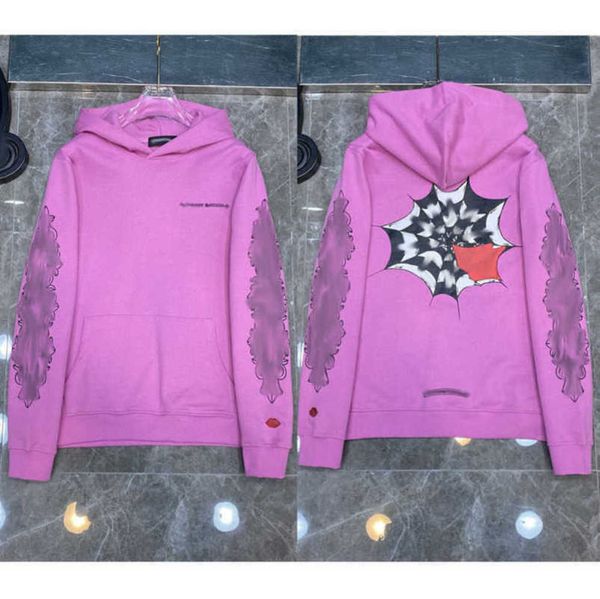 

men's classics luxury jackets hoodies brandch sweatshirts designers zipper hooded sweater men women casual pullover sanskrit horseshoe, Black;brown