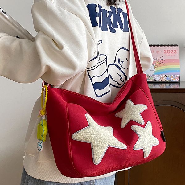 

evening bags oxford cloth women s shoulder bag elegant star decoration branded flower pendant ladies shopper summer female crossbody 230729