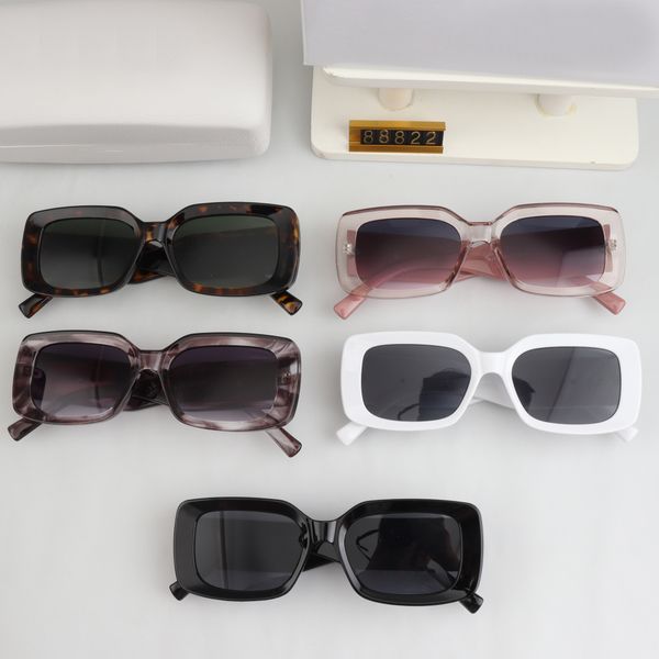 

designer brand sun glasses traveling women men sunglasses tortoise frame green beach mix color optional 55mm lens, White;black