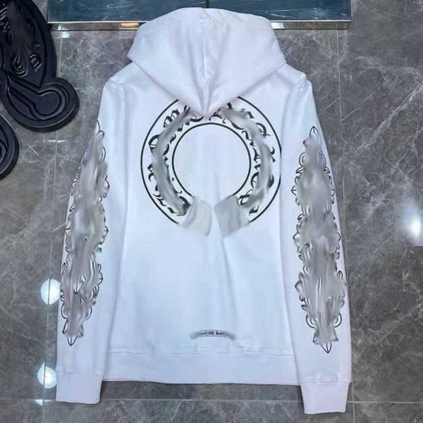 

fashion luxury men's jackets hoodies brand sweatshirts designers zipper hooded sweater men women casual pullover sanskrit horseshoe hoo, Black;brown