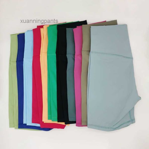 

color sports shorts yoga pants slim fit runing no elastic tight l90r, White;black