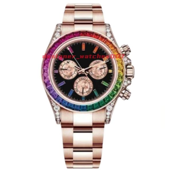 

luxury designer watch men watches rainbow 40mm automatic 2813 movement watches stainless steel desinger women watches mens watch with box me, Slivery;brown