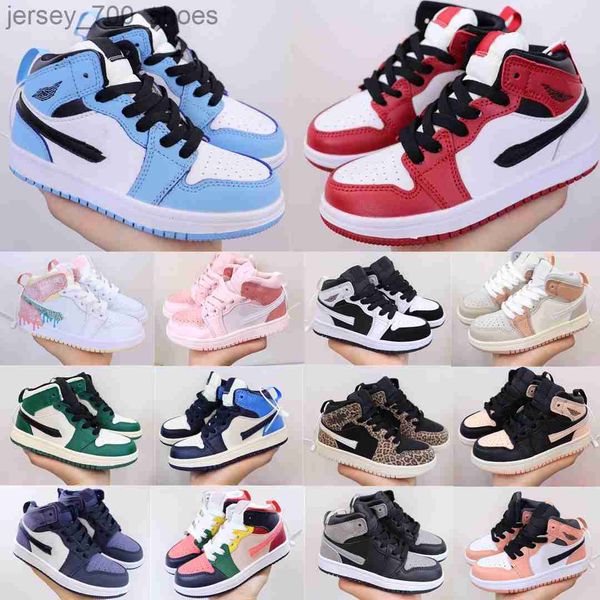 

jumpman 1 1s kids toddlers shoes boys basketball shoe children black mid sneaker chicago designer blue trainers baby kid youth infants sport