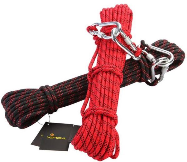

xinda 8mm outdoor hiking mountaineering rescue equipment safety rope wild survival supplies lifesaving mountain climbing rope9853337
