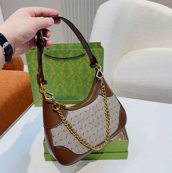 

shoulder bags chain aphrodite hobo shoulder bag women crescent half moon handbags purse genuine leather fashion letters zipper