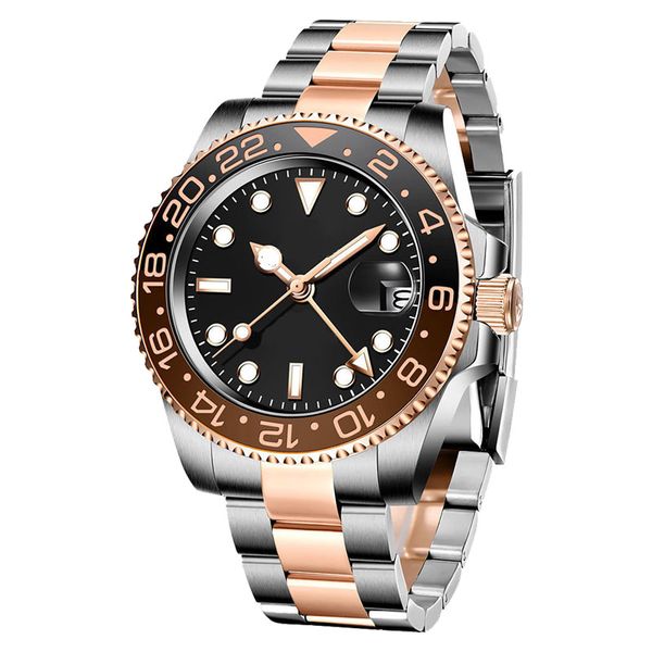 

mens watch designer watch 8215 movement mens watch automatic mechanical luminescence 40mm 904l sapphire glass stainless steel waterproof wat, Slivery;brown