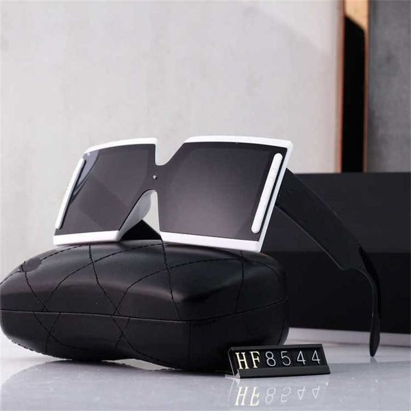 

50% off wholesale of sunglasses new large square polarized net red street p girl fashion sunglasses, White;black