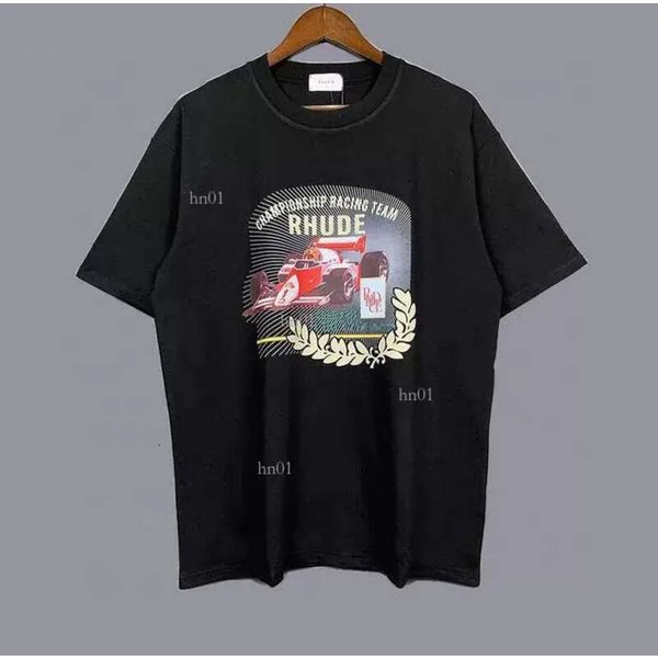 

2023 rhude t-shirt designer t shirt mens womens t shirts spring autumn t-shirts letter print short sleeve us size m-xxl r4, White;black