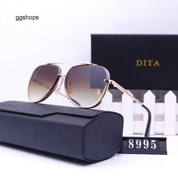 

new dita men's and women's sunglasses 9169 casual sunglasses uv400 sunscreen sunglasses, White;black