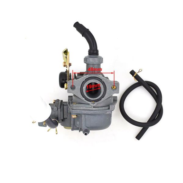 

motorcycle carburetor hand choke pz19 19mm for 50cc 70cc 90cc 100cc 110cc 125cc atv dirt bike go karts taotao with fuel switch252n