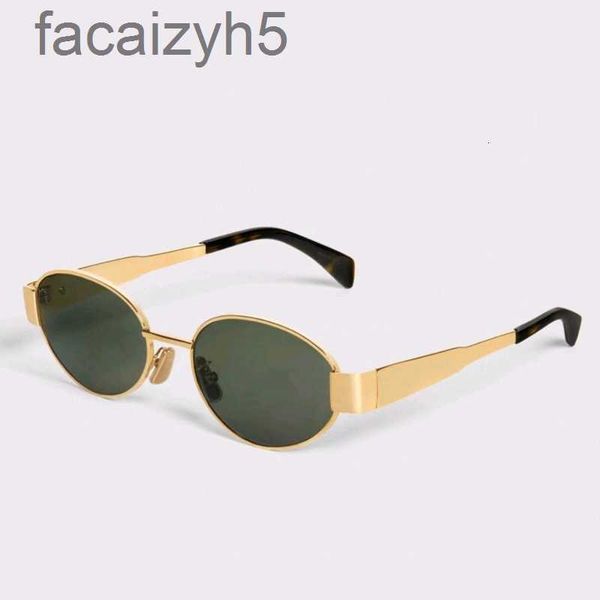 

sunglasses designer round oval gold metal green lens women men sports glasses sonnenbrille gafa de sol with case, White;black