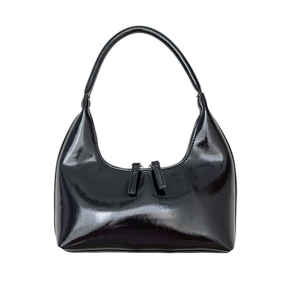 

new instagram women's handbag niche design high-grade pillow bag with fashionable patent leather handbag 010