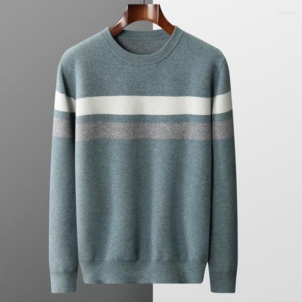 

men's sweaters s-xxxlpullover cashmere sweater knitting full sleeve casual business pure wool long bottom, White;black