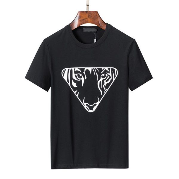 

man t shirt homme designer letter print oversized short men and women short t-shirt couple models cotton luxury men hip hop clothes pra, White;black