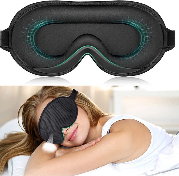 

sleep masks 3d mask sleeping eye 100 lights blockout for men women cool sports fabric cover travelnapnight 230729