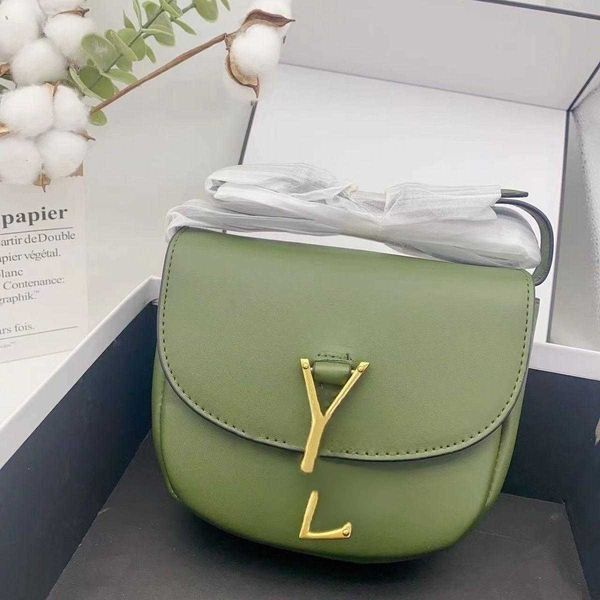 

designer saddles bag women's shoulder handbag ys brand leather clamshell leather wallet fashion semi-circular multi-functional crossbod
