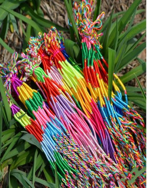 

leather bracelet brand colorful pure manual cotton infinity woven bracelet handmade braid cord strand braided friendship bra2573697, Golden;silver