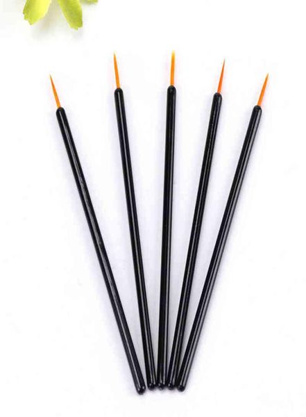

50pcs disposable eyeliner brushes individual applicator superfine nylon linerliquid wand liner professional brush 03088383541