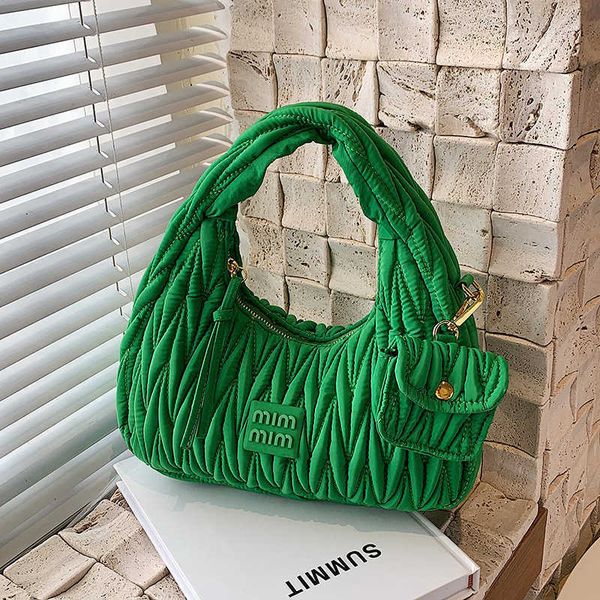

designer bag women's fashion pleated underarm bag texture handbag 1ur2