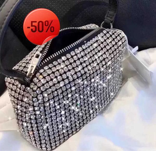 

purse ladies clutch luxury bag women diamond hobo-bag handbag tote shoulder cross body shiny rhinestone bag5