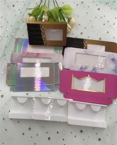 

empty lashes box mixture 5 colors dramatic style box 2019 new trend box can be private label3170673