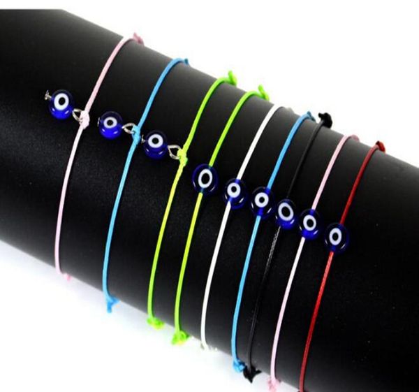 

lucky evil eye bracelets for women men red string bracelet handmade braided rope turkish eye jewelry fashion bijoux friends f4117511, Golden;silver