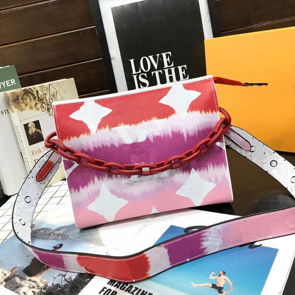 

5a quality fashion women bags handbags wallets leather chain bag crossbody shoulder bags messenger tote bag purse 3 colors blue makeup bag