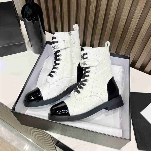 

luxury design boots 2023 channel fashion women retro decoration winter warm snow non slip high heel martin knight tassel casual socks boots, Black