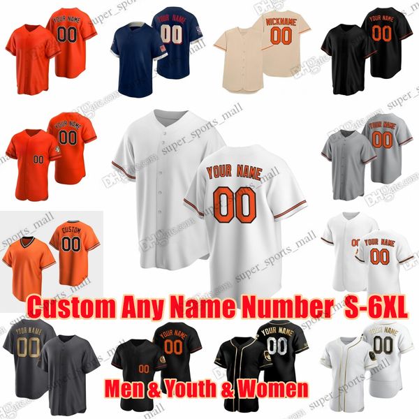 

youth kids baseball jerseys 2023 city connect cedric mullins kyle bradish yennier cano danny coulombe adam frazier kyle gibson austin hays g, Blue;black