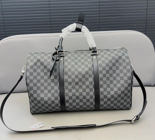 

luxury bags duffel bags plaid handbags mens keepall 50 travel bag gym bags yoga fitness bag designer brand mens luggage bag wome shoulder ba