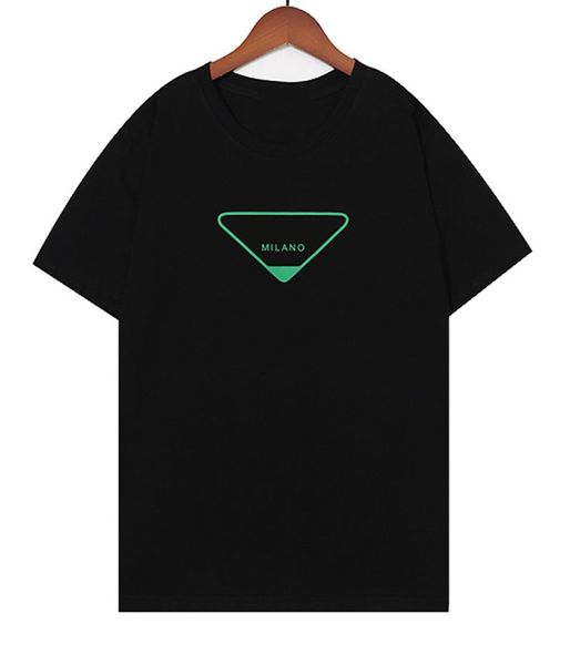 

t-shirt men's and women's designers t-shirt t-shirt men's casual chest geometric shirt men's luxury clothing, White;black