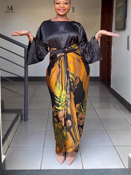

two piece dress elegant women print set long and bandage skirt 2023 spring summer outfits street plus size fashion ladies 2 suit 230729, White